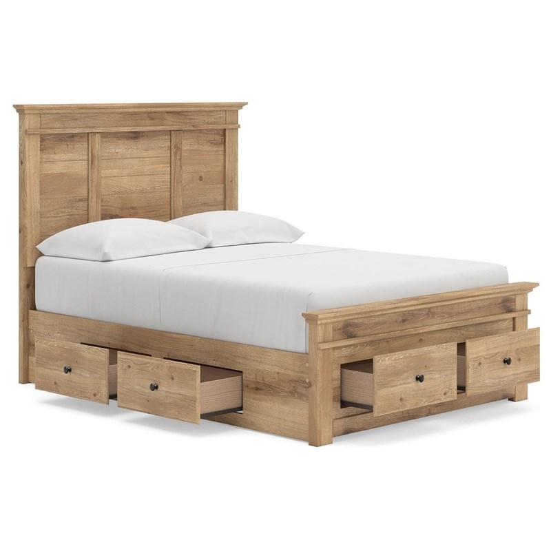 Large Picture of Signature Design by Ashley Makidern PCB1170B39 Full Panel Storage Bed