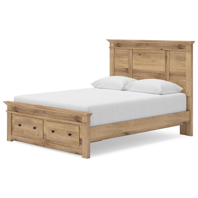 Large Picture of Signature Design by Ashley Makidern PCB1170B4 Queen Panel Storage Bed