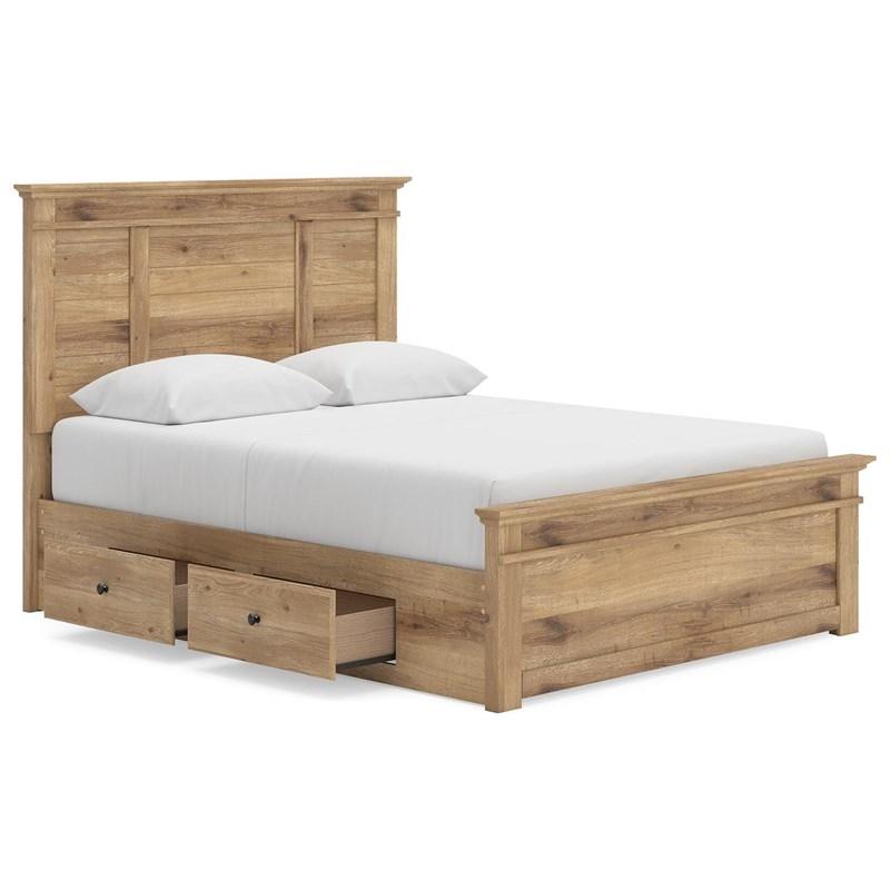 Large Picture of Signature Design by Ashley Makidern PCB1170B8 Queen Panel Storage Bed