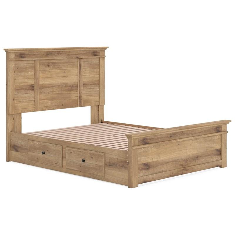 Large Picture of Signature Design by Ashley Makidern PCB1170B8 Queen Panel Storage Bed