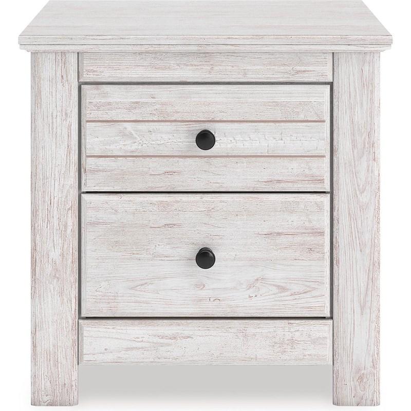 Large Picture of Signature Design by Ashley Makidern PCB1171-92 Two Drawer Night Stand