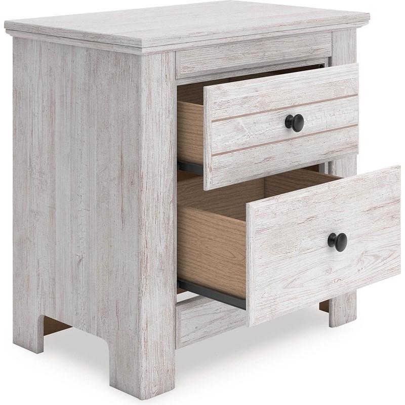 Large Picture of Signature Design by Ashley Makidern PCB1171-92 Two Drawer Night Stand
