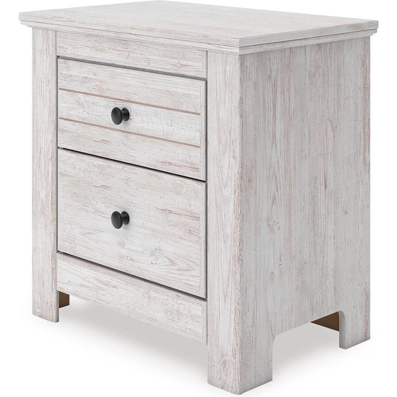 Large Picture of Signature Design by Ashley Makidern PCB1171-92 Two Drawer Night Stand
