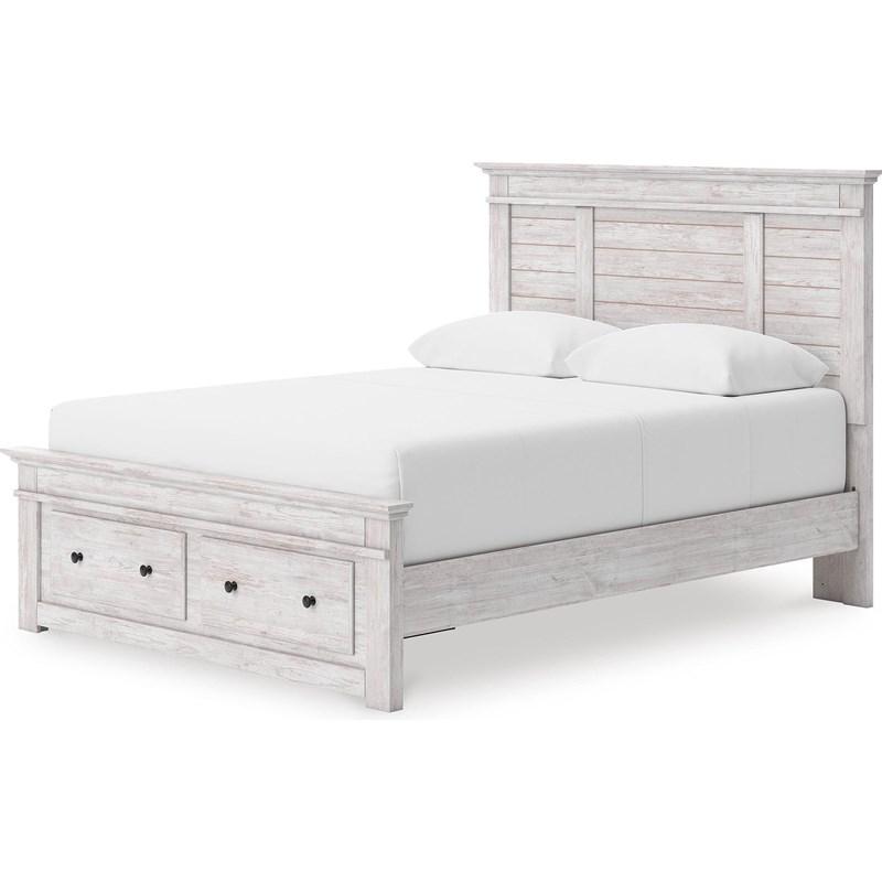 Large Picture of Signature Design by Ashley Makidern PCB1171B14 King Panel Storage Bed