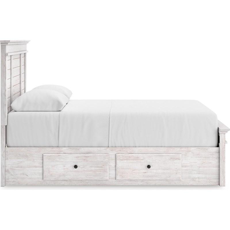 Large Picture of Signature Design by Ashley Makidern PCB1171B14 King Panel Storage Bed