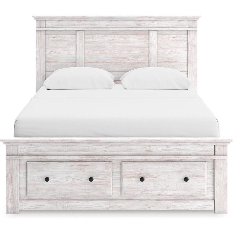 Large Picture of Signature Design by Ashley Makidern PCB1171B15 King Panel Storage Bed