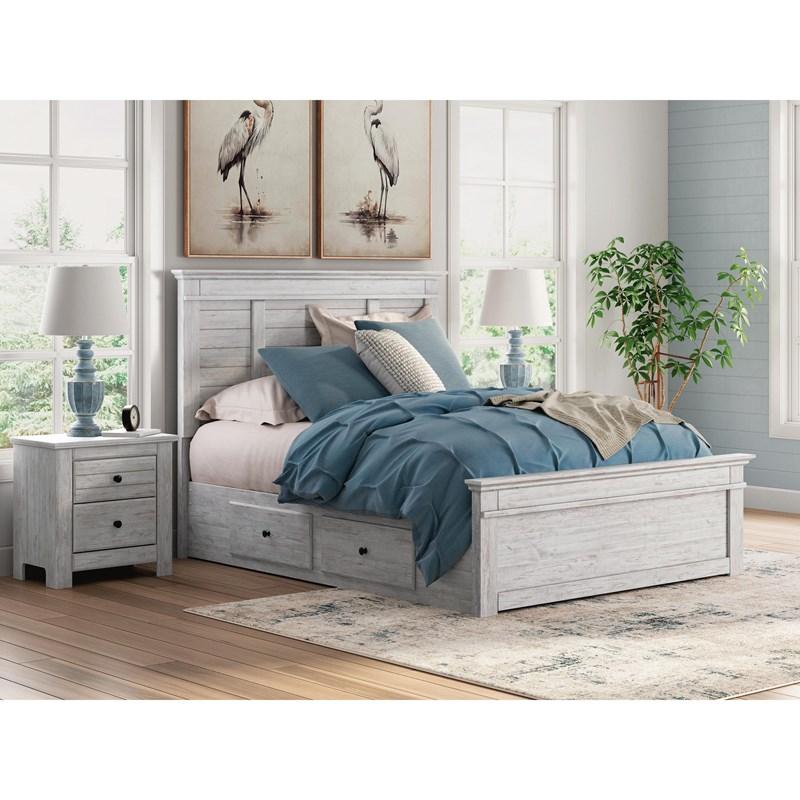Large Picture of Signature Design by Ashley Makidern PCB1171B17 King Panel Storage Bed