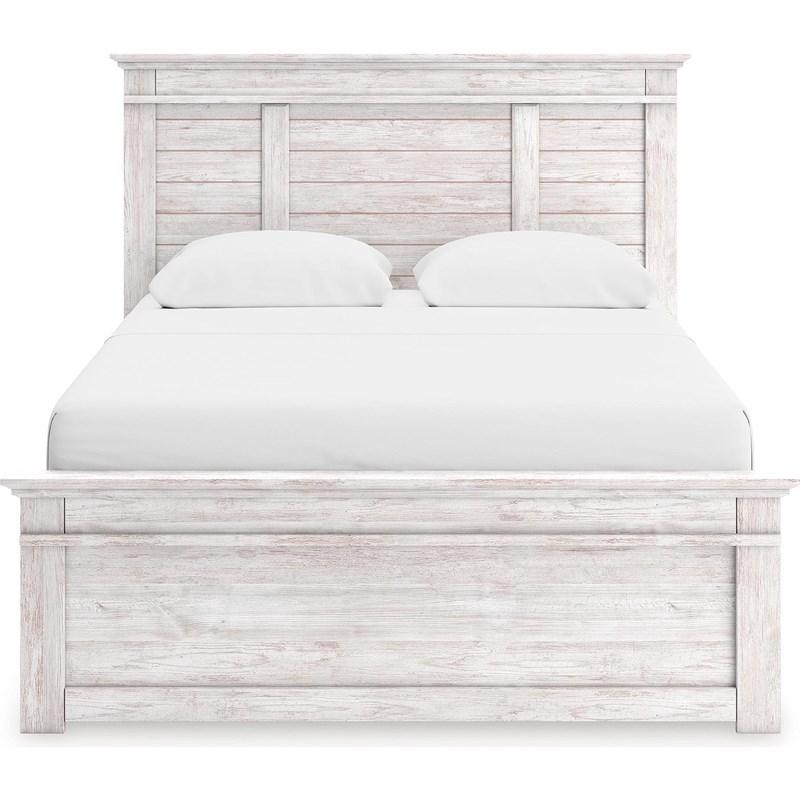 Large Picture of Signature Design by Ashley Makidern PCB1171B27 Full Panel Bed with Storage