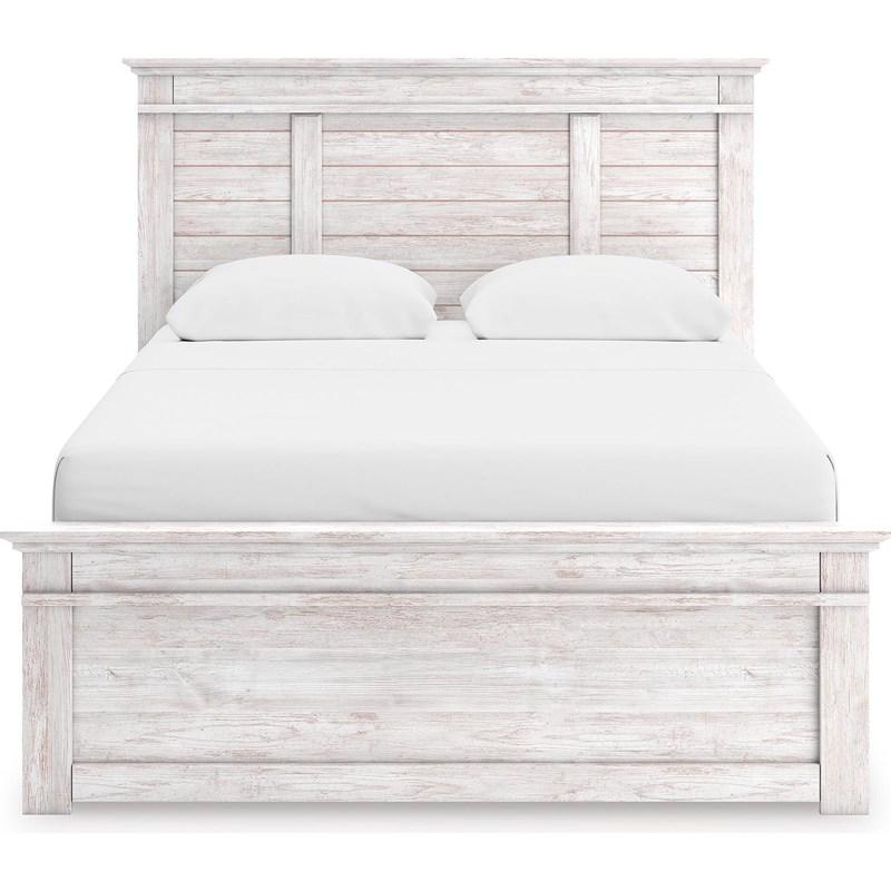 Large Picture of Signature Design by Ashley Makidern PCB1171B39 Full Panel Bed with Storage