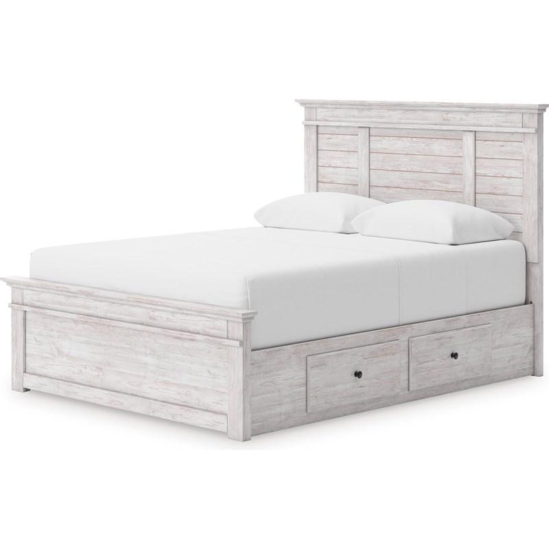 Large Picture of Signature Design by Ashley Makidern PCB1171B7 Queen Panel Storage Bed
