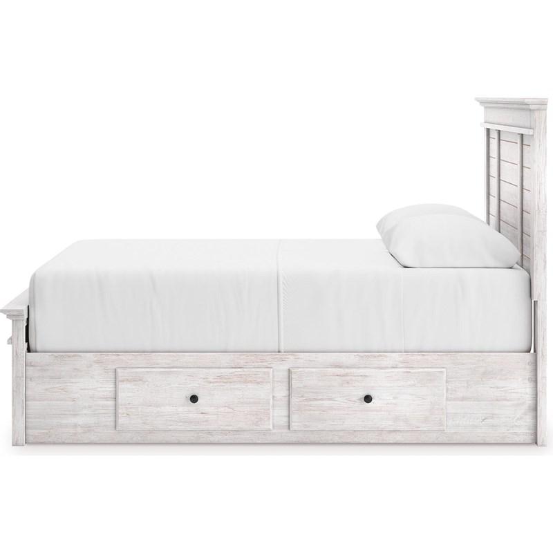 Large Picture of Signature Design by Ashley Makidern PCB1171B7 Queen Panel Storage Bed