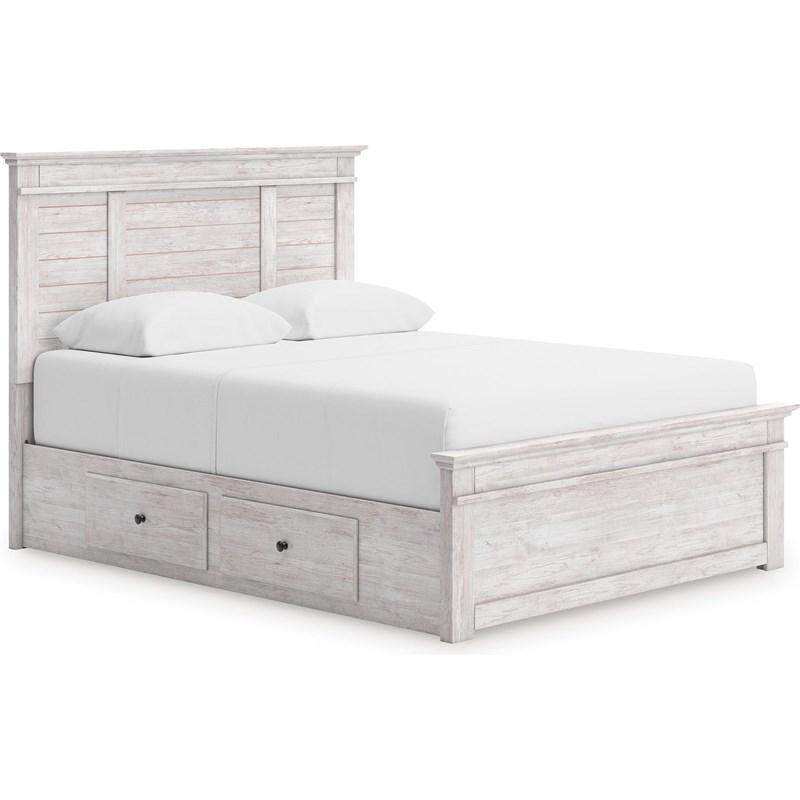 Large Picture of Signature Design by Ashley Makidern PCB1171B7 Queen Panel Storage Bed