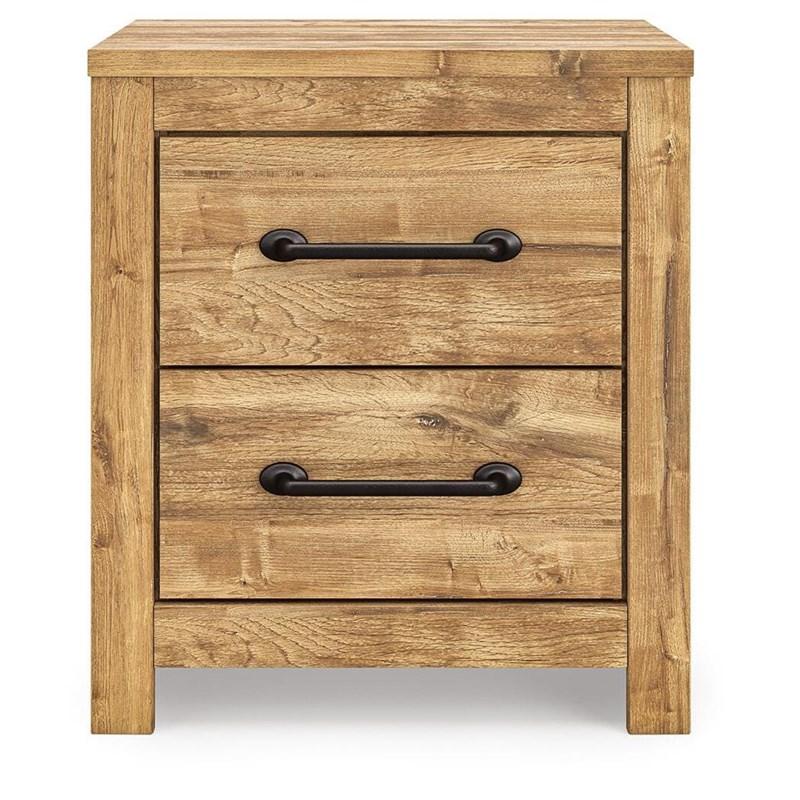 Large Picture of Signature Design by Ashley Maystonna PCB1580-92 Two Drawer Night Stand