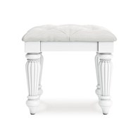Signature Design by Ashley Kozlani PCB1819-01 Vanity Upholstered Stool (Vanity Tables and Sets - Seating)