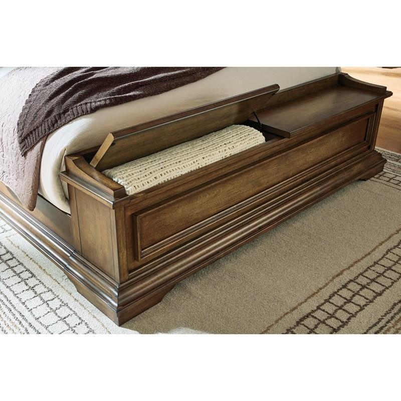 Large Picture of Signature Design by Ashley Frantanna PCB949B4 Queen Panel Storage Bed