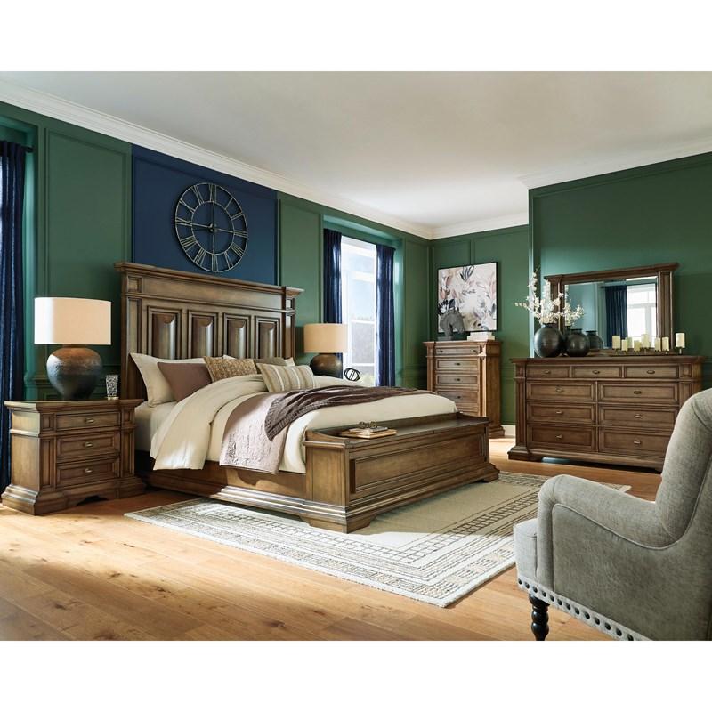 Large Picture of Signature Design by Ashley Frantanna PCB949B4 Queen Panel Storage Bed