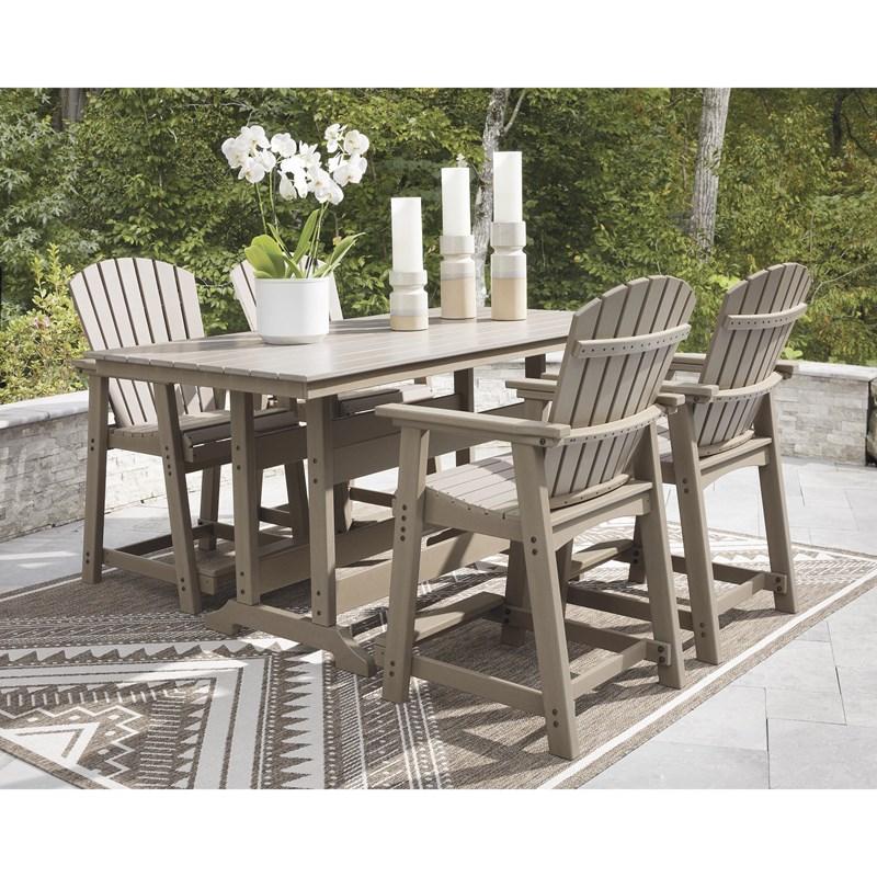 Large Picture of Signature Design by Ashley Seacliff Beach PCP228-124 Barstool
