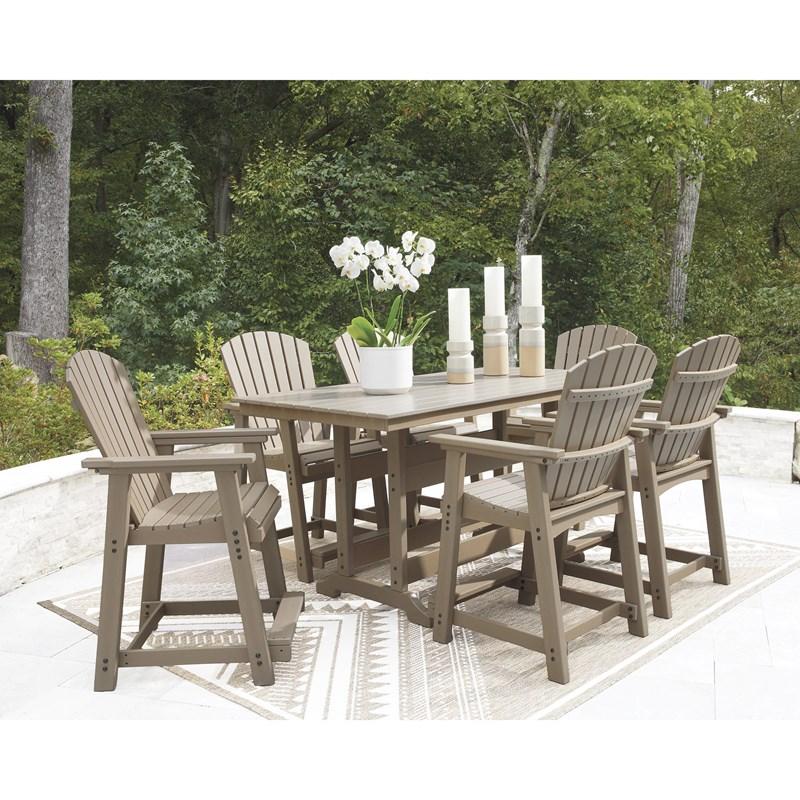 Large Picture of Signature Design by Ashley Seacliff Beach PCP228-124 Barstool
