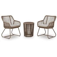 Signature Design by Ashley Majors Beach PCP321-050 Chairs with Cushion/Table Set (Outdoor Seating - Sets)