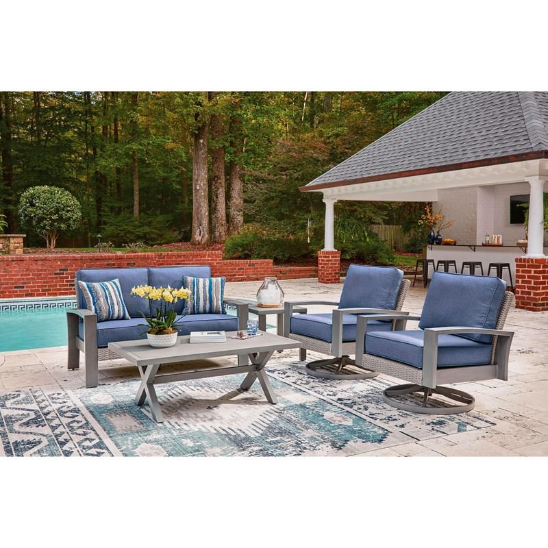 Large Picture of Signature Design by Ashley Half Moon Beach PCP418-702 Square End Table