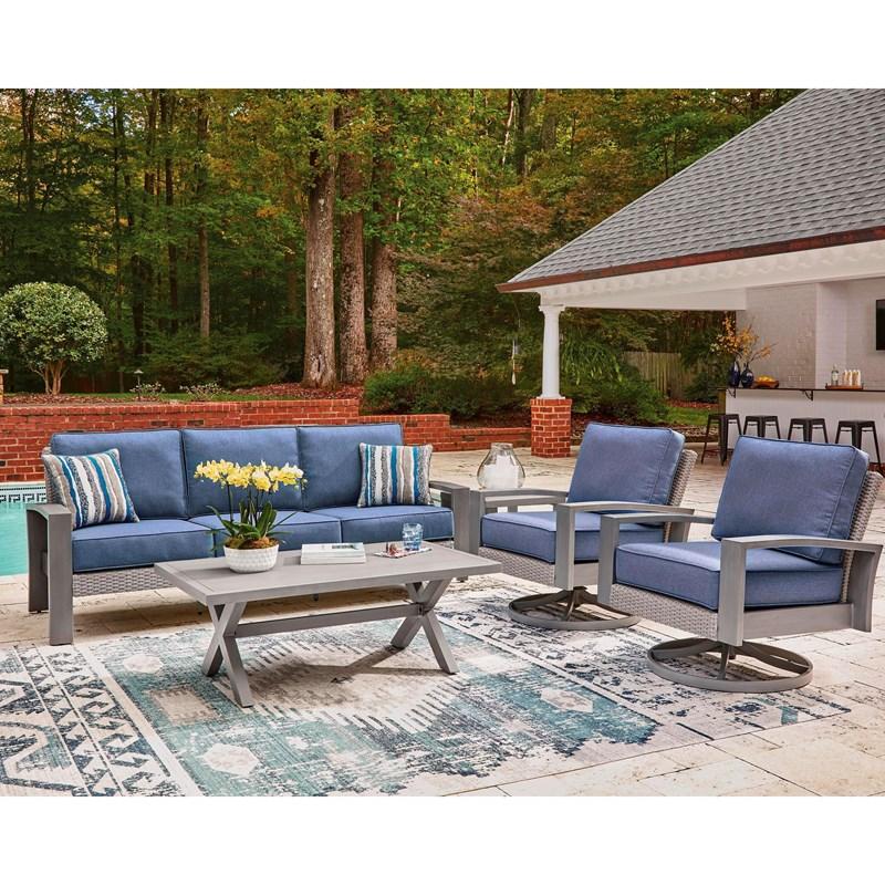 Large Picture of Signature Design by Ashley Half Moon Beach PCP418-702 Square End Table