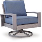 Signature Design by Ashley Half Moon Beach PCP418-821 Swivel Lounge with  Cushion