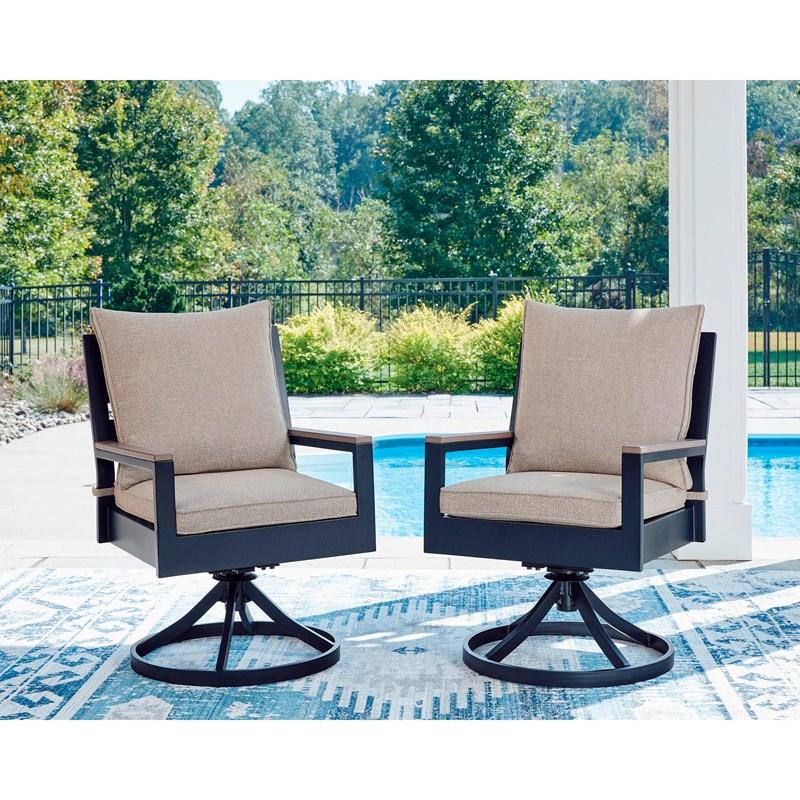Large Picture of Signature Design by Ashley East Beach PCP587-601A Arm Chair With Cushion
