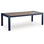 Signature Design by Ashley East Beach PCP587-625 Rectangular Dining Table with Umbrella Option