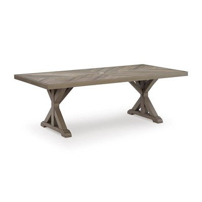 Signature Design by Ashley Laguna Heights PCP790-625 Rectangular Dining Table with Umbrella Option