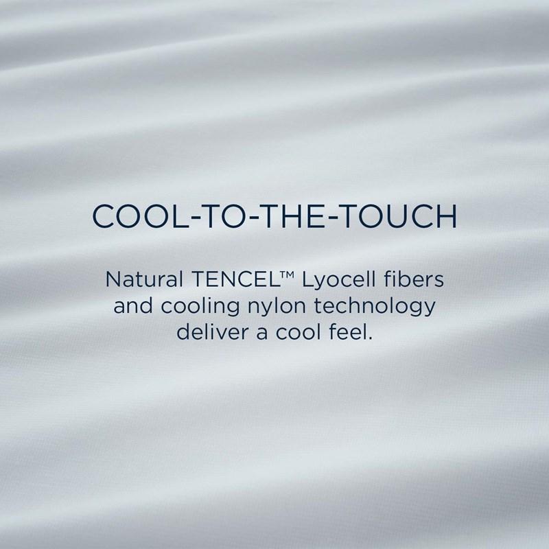 Large Picture of Tempur-Pedic TEMPUR breeze cooling Sheet Set Sandstone (Twin XL)