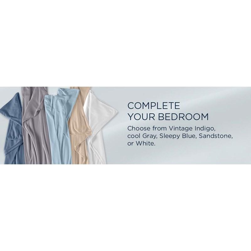 Large Picture of Tempur-Pedic TEMPUR Rayon from Bamboo Sheet Set White (California King )