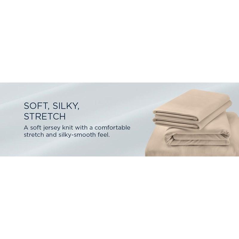 Large Picture of Tempur-Pedic TEMPUR Rayon from Bamboo Sheet Set White (California King )