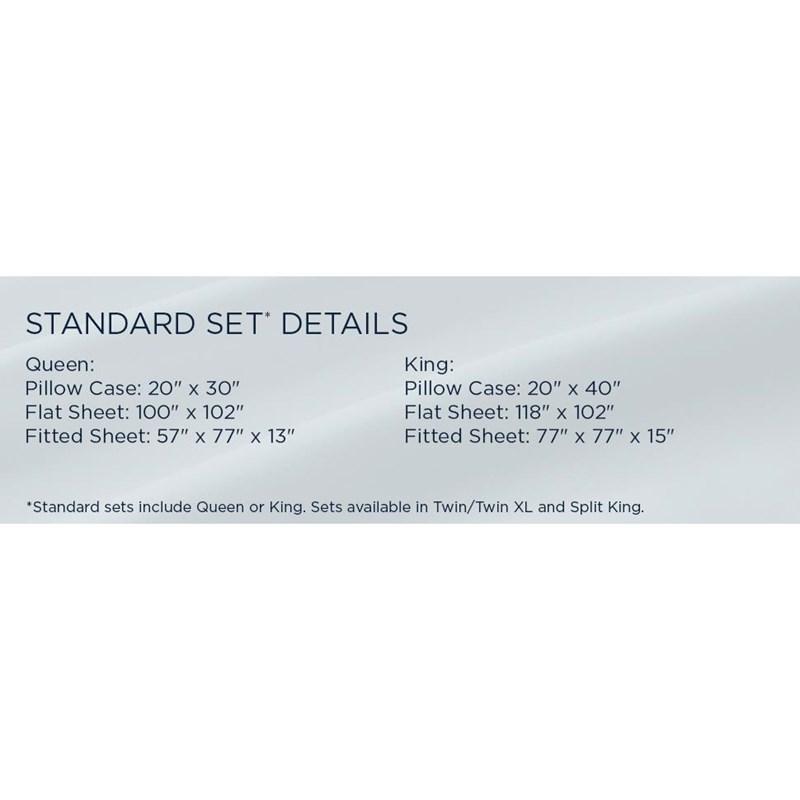 Large Picture of Tempur-Pedic TEMPUR Rayon from Bamboo Sheet Set White (California King )