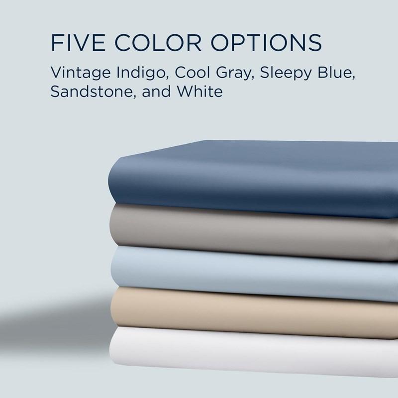 Large Picture of Tempur-Pedic TEMPUR Rayon from Bamboo Sheet Set White (California King )