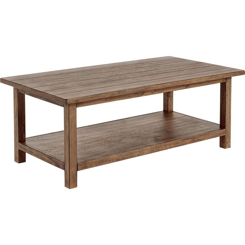 Large Picture of Coaster Furniture Payne 710548-S3 3-piece Coffee and 1-drawer End Table Set - Brown