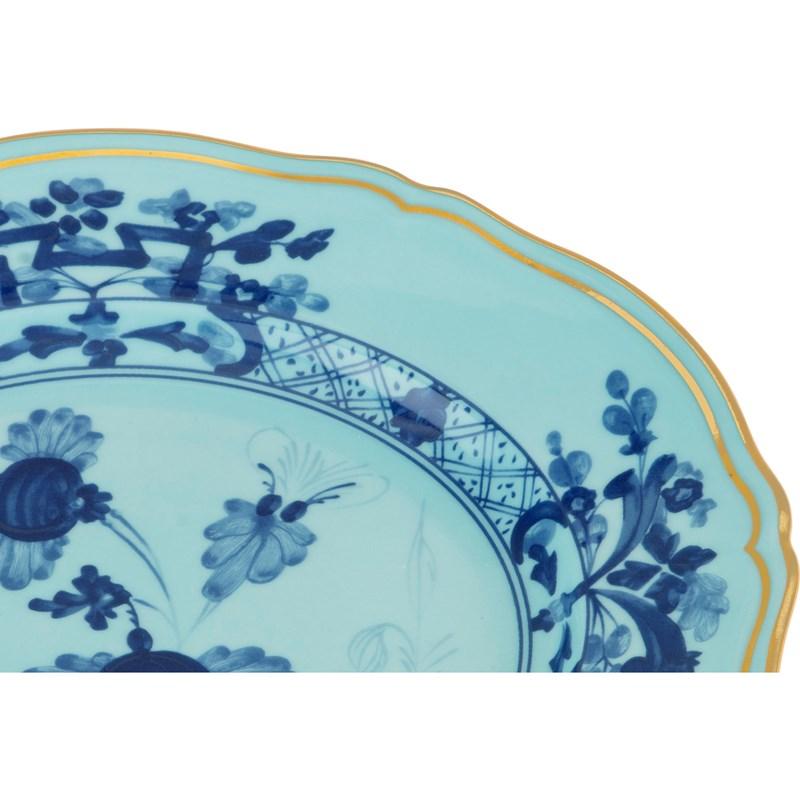 Large Picture of Ginori Oriente Italiano Dessert Plate - Iris Blue