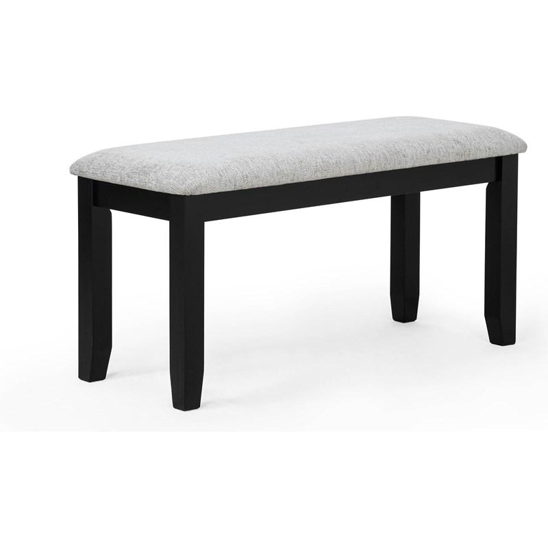 Large Picture of Crown Mark Lester 2231SET-LG 6 pc Dinette - Light Grey