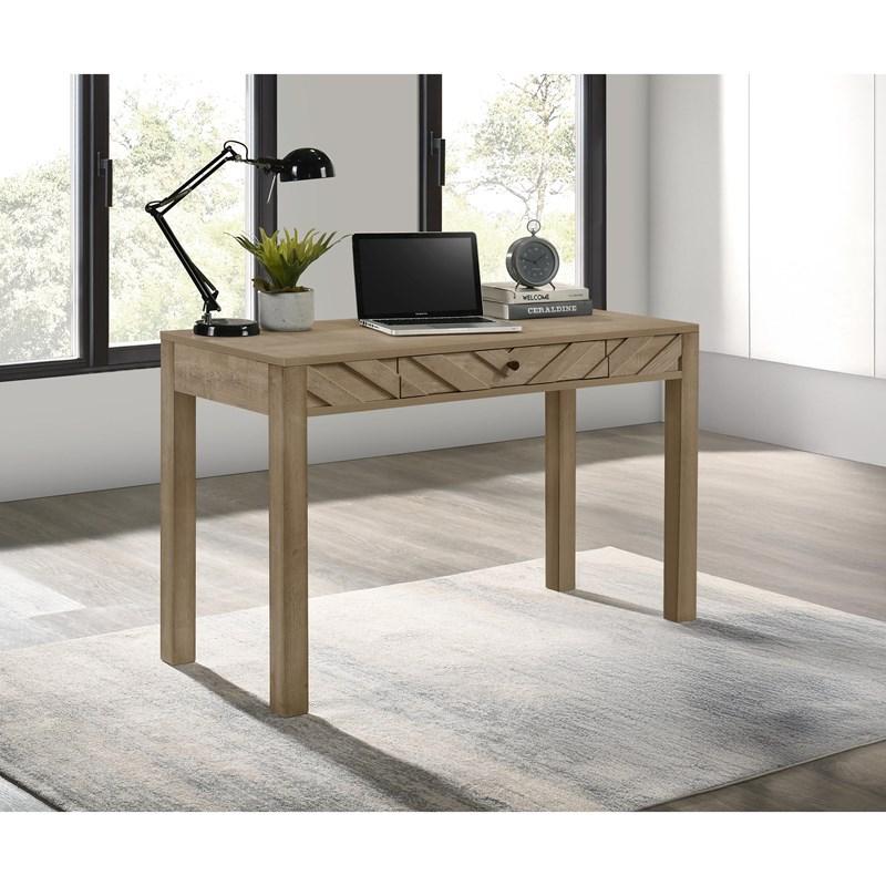 Crown Mark Valor B9332-DESK Writing Desk - Light Brown