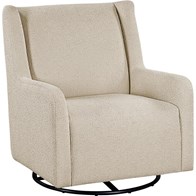 Coaster Furniture Serra 902453 Boucle Upholstered Swivel Glider - Sandy Beige (Accent Chairs - Swivel Glider)