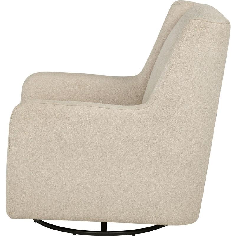 Large Picture of Coaster Furniture Serra 902453 Boucle Upholstered Swivel Glider - Sandy Beige