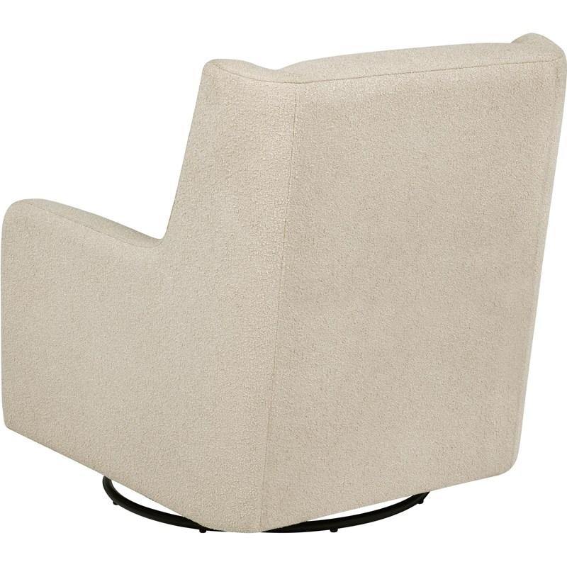 Large Picture of Coaster Furniture Serra 902453 Boucle Upholstered Swivel Glider - Sandy Beige