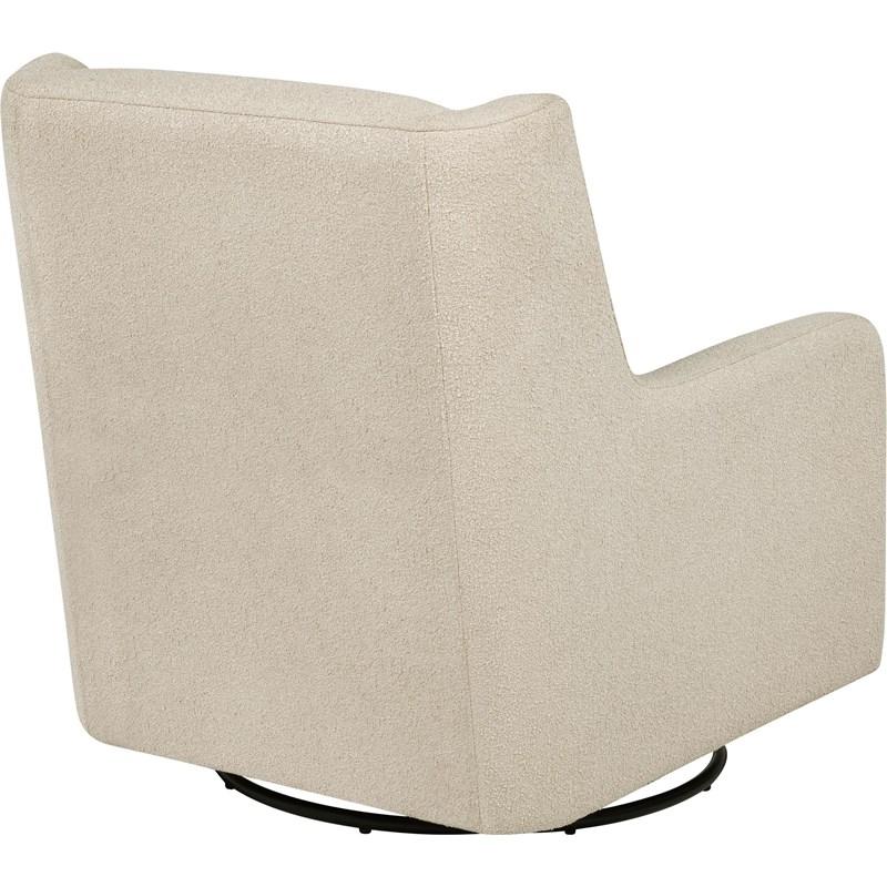 Large Picture of Coaster Furniture Serra 902453 Boucle Upholstered Swivel Glider - Sandy Beige