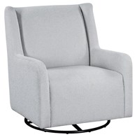 Coaster Furniture Serra 902454 Boucle Upholstered Swivel Glider - Dove Grey (Accent Chairs - Swivel Glider)