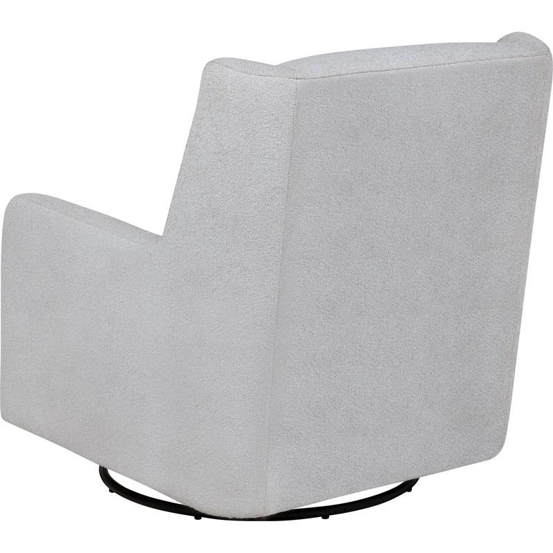 Large Picture of Coaster Furniture Serra 902454 Boucle Upholstered Swivel Glider - Dove Grey