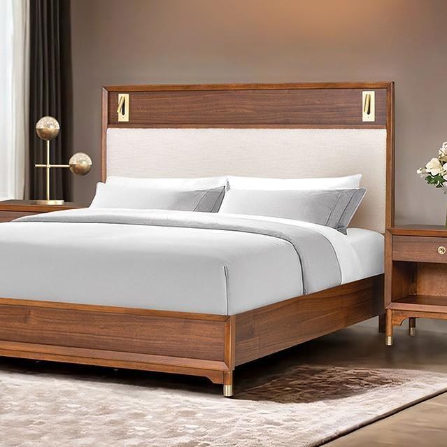 Furniture of America Hepburne FM74000WN-Q-BED Queen Bed