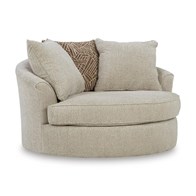 Benchcraft Steelwater Retreat 6670421 Oversized Swivel Accent Chair (Accent Chairs - Swivel)