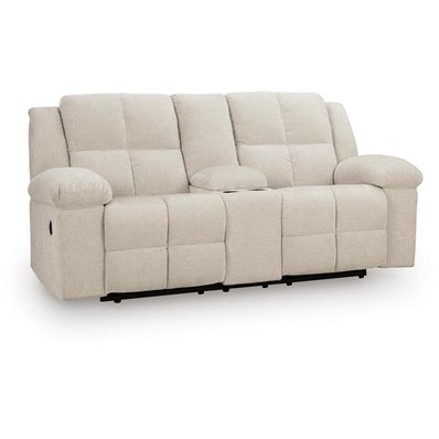 Benchcraft Orlen 8160294 Double Reclining Loveseat with Console