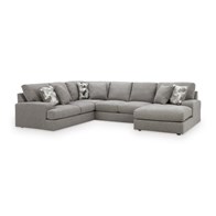 Benchcraft Lindon 84704S4 3 pc Sectional with Chaise (Sectionals - Stationary)