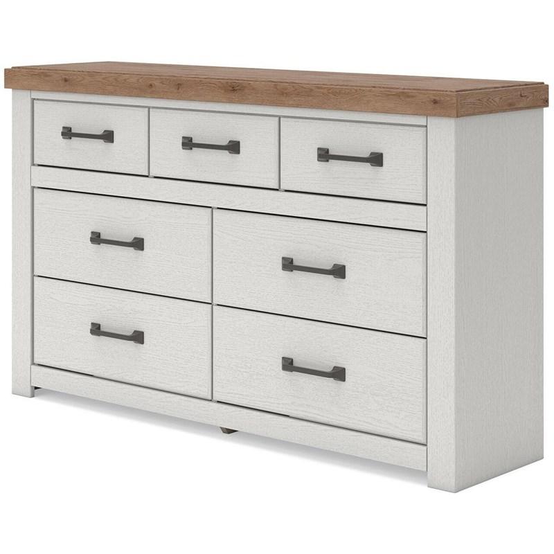 Large Picture of Benchcraft Savonport B4615-31 Seven Drawer Dresser