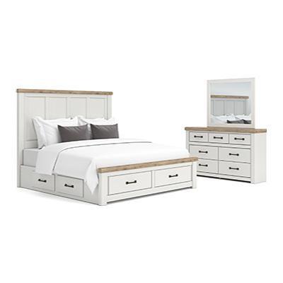 Large Picture of Benchcraft Savonport B4615B1 Dresser and Mirror